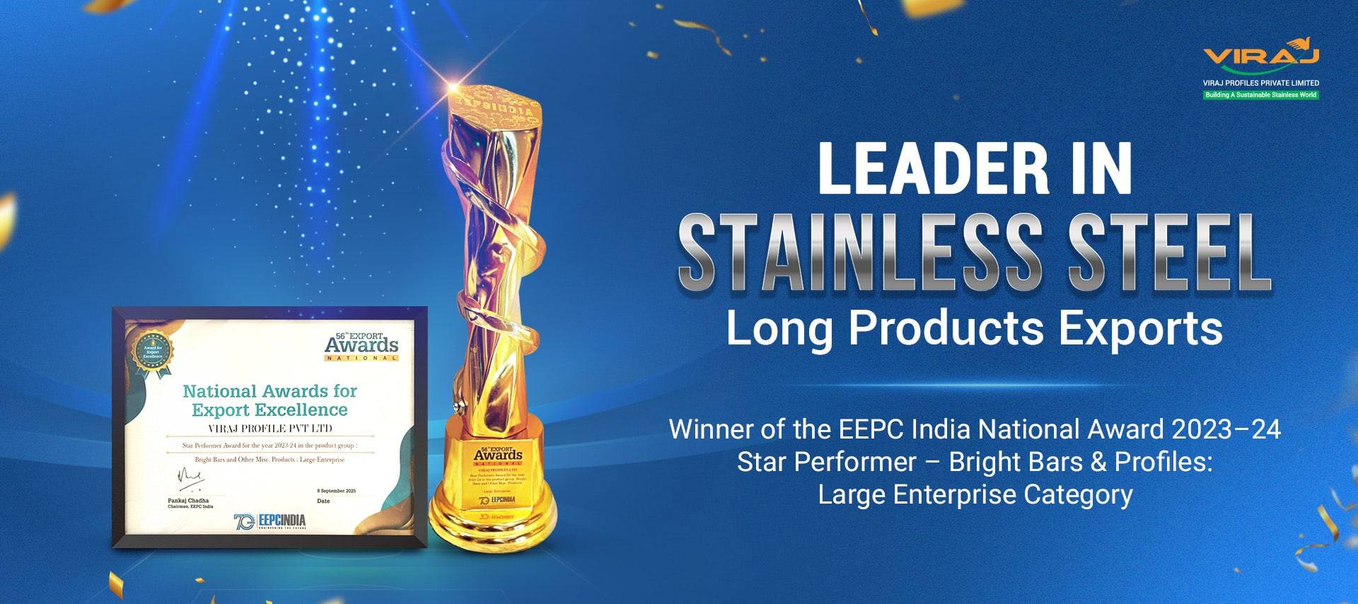 Leader In Stainless Steel Long Products Exports